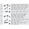 Module De Douilles En Pouces 1/4'' - 1/2'', 62 Pièces