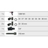 Module De Douilles Et Clé À Chocs Pneumatique 3/4'', 13 Pièces