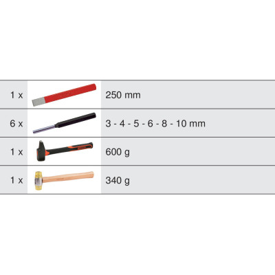 Module D'Outils De Frappe, 9 Pièces