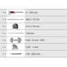 Module D'Outils De Mesure, 7 Pièces