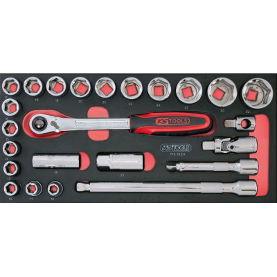 Composition D'Outils 5 Tiroirs Pour Servante, 187 Pièces