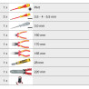 Module D'Outillage Électrique Pour Boites De Transport Scm, 11 Pcs
