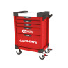 Servante ULTIMATE 5 tiroirs avec composition d’outils pour la carrosserie, 166 pièces