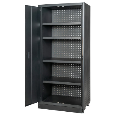 Armoire Double Perforée À 4 Étagères, L. 903 X P. 518 X H. 1950 mm