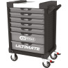 Servante Ultimate Noire Et Grise, 7 Tiroirs