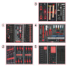 Servante Ultimate Grise Et Noire 5 Tiroirs Équipée De 283 Outils