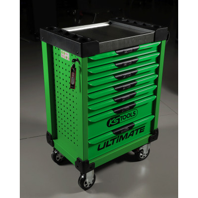 Servante Ultimate Verte, 7 Tiroirs