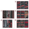 Servante Ultimate Grise Et Noire 5 Tiroirs Équipée De 311 Outils