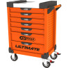 Servante Ultimate 7 Tiroirs Orange Équipée De 45 Outils Isolés
