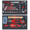 Servante Mobile Équipée De 77 Outils