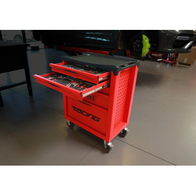 Servante Racing 5 Tiroirs Équipée De 184 Outils