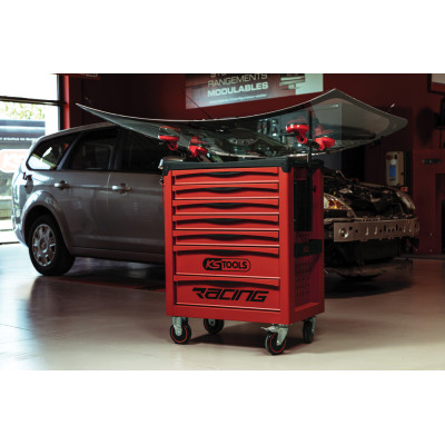 Servante Racing 7 Tiroirs + Composition Pare Brise, 232 Pcs