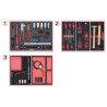 Servante Racing 5 Tiroirs Équipée De 60 Outils - Spéciale Roue