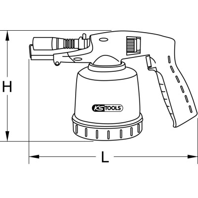 Chalumeau Propane Avec Piezo, Corps Composite
