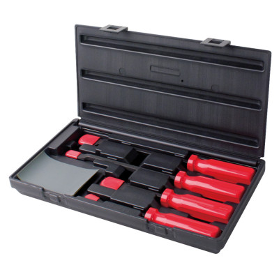 Coffret De 4 Grattoirs Emmanchés Désaxés De 10°