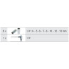 Jeu De Douilles Inox 1/4'', 9 Pcs