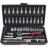 Coffret De Douilles F6 1/4'' - Chromemat - 46 Pcs