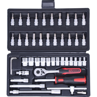 Coffret De Douilles F6 1/4'' - Chromemat - 46 Pcs