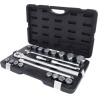 Coffret De Douilles 6 Pans Métriques Et Accessoires 3/4'', 21 Pièces