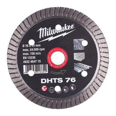 Disque Diamand Dhts 76 1 Pc -Milwaukee Consommable