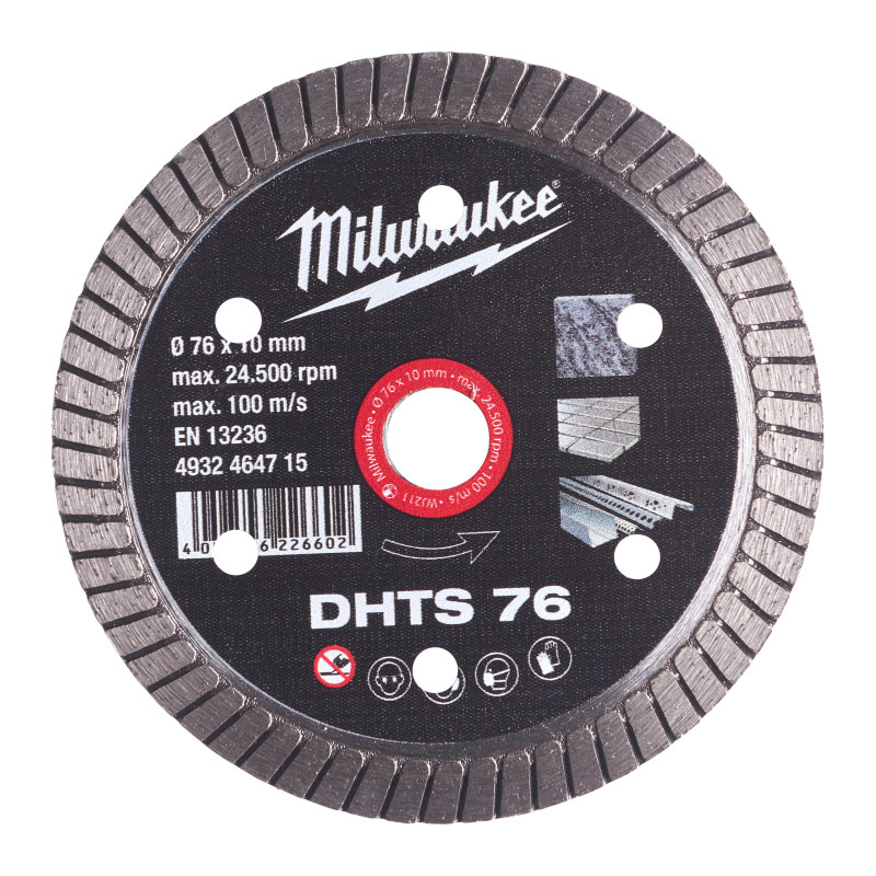 Disque Diamand Dhts 76 1 Pc -Milwaukee Consommable