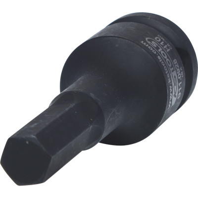 Douille Tournevis À Chocs 6 Pans 1/2'', L.75 mm - 10 mm - Sur Carte