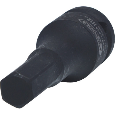 Douille Tournevis À Chocs 6 Pans 1/2'', L.75 mm - 12 mm - Sur Carte