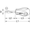 Tournevis Ergotorque® Tom Pouce Fente, 6 mm