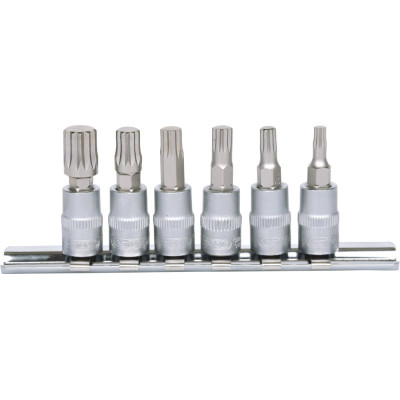 Jeu De 6 Douilles Tournevis Ultimate Xzn® 1/4'' Sur Rail, M4-M10