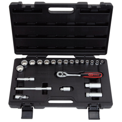 Coffret De Douilles Et Accessoires Ultimate 3/8'' 12 Pans, 22 Pièces