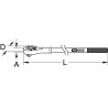 Cliquet 24 Dents - 3/4'' - L. 1M