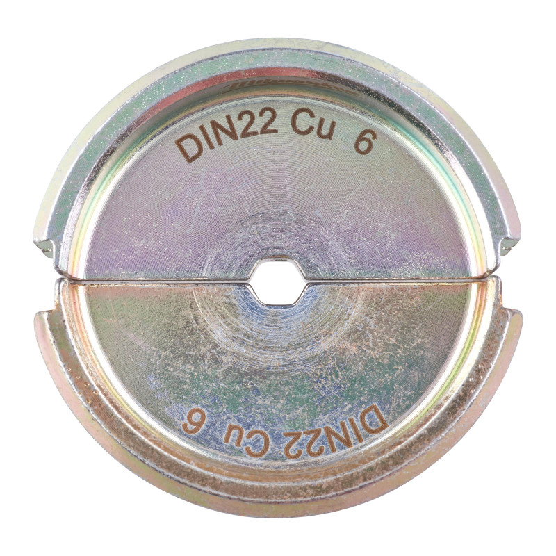 Din22 Cu 6 - Matrice De Sertissage 6 Mm²-Milwaukee Systeme Attachement