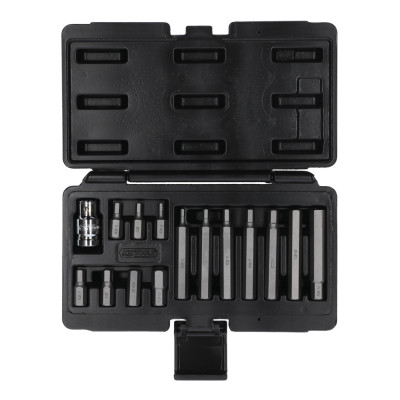 Coffret De 15 Embout De Vissages 6 Pans 1/2'', 12 mm