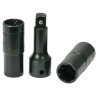 Jeu De 2 Douilles À Chocs 1/2'' Pour Écrous Abîmés, 17-19 mm + Rallonge