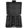 Coffret De 3 Douilles 1/2'' Pour Écrous Abîmés, 17-19-21 mm + Chasse Axe
