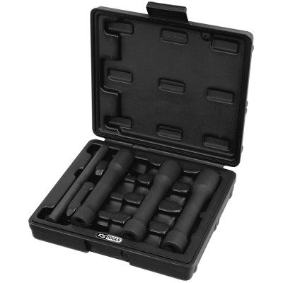 Coffret De 3 Douilles 1/2'' Pour Écrous Abîmés, 17-19-21 mm + Chasse Axe