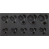 Coffret De 10 Douilles À Tuyauter 3/8'' - 1/2'' - 3/4'', 19-46 mm