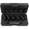 Coffret De 6 Douilles À Chocs 1/2'' Pour Vis Et Écrous Abimés, 19-25 mm