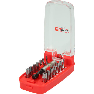 Jeu D'Embouts De Vissage Torx - Torx Percé À Code Couleur Torsionplus, 15 Pcs