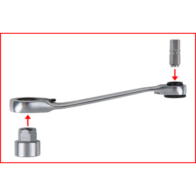 Coffret De Douilles Traversantes De 5 À 14Mm Et Embouts De Vissage 1/4, 31 Pcs