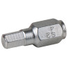 Embout De Vissage 1/4'' 6 Pans Percé 6,0 mm, L. 18 mm Du Coffret 918.3050