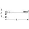 Cliquet Téléscopique 3/4'' 24 Dents, 610 mm (24'') À 915 mm (36'')