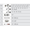 Coffret De Douilles Et Accessoires Ultimate 1/2'', 39 Pièces