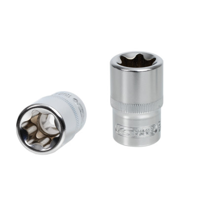 Coffret De 9 Douilles Torx®, L.38 mm - 1/2'' - E10 À E24