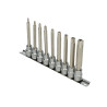 Rail De 9 Douilles Tournevis Torx® Percé 3/8'', T20 À T60