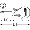 Tournevis Ultimateplus® Tom Pouce Phillips®, Ph3 - L.38 mm