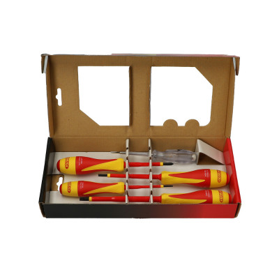 Jeu De 4 Tournevis Isolés Ultimate Et 1 Tournevis Testeur