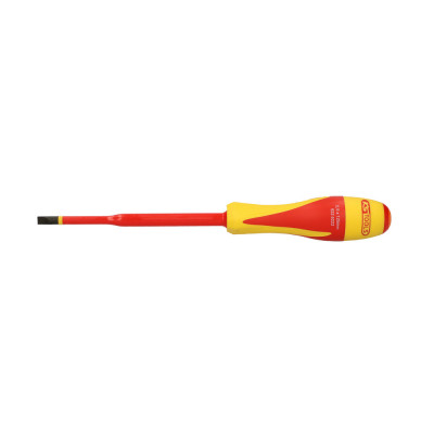 Tournevis Fente Bi-Matière Isolé 1000V - 5,5 X 125Mm Pour Borniers Électriques