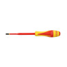 Tournevis Fente Bi-Matière Isolé 1000V - 5,5 X 125Mm Pour Borniers Électriques