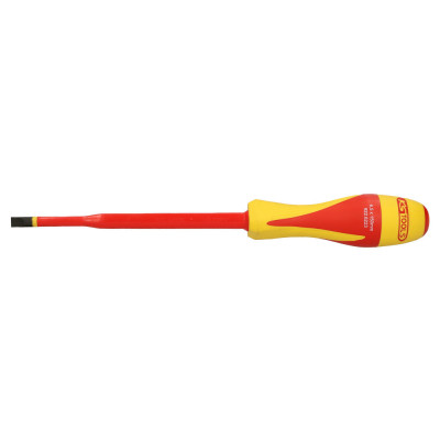 Tournevis Fente Bi-Matière Isolé 1000V - 6,5 X 150Mm Pour Borniers Électriques
